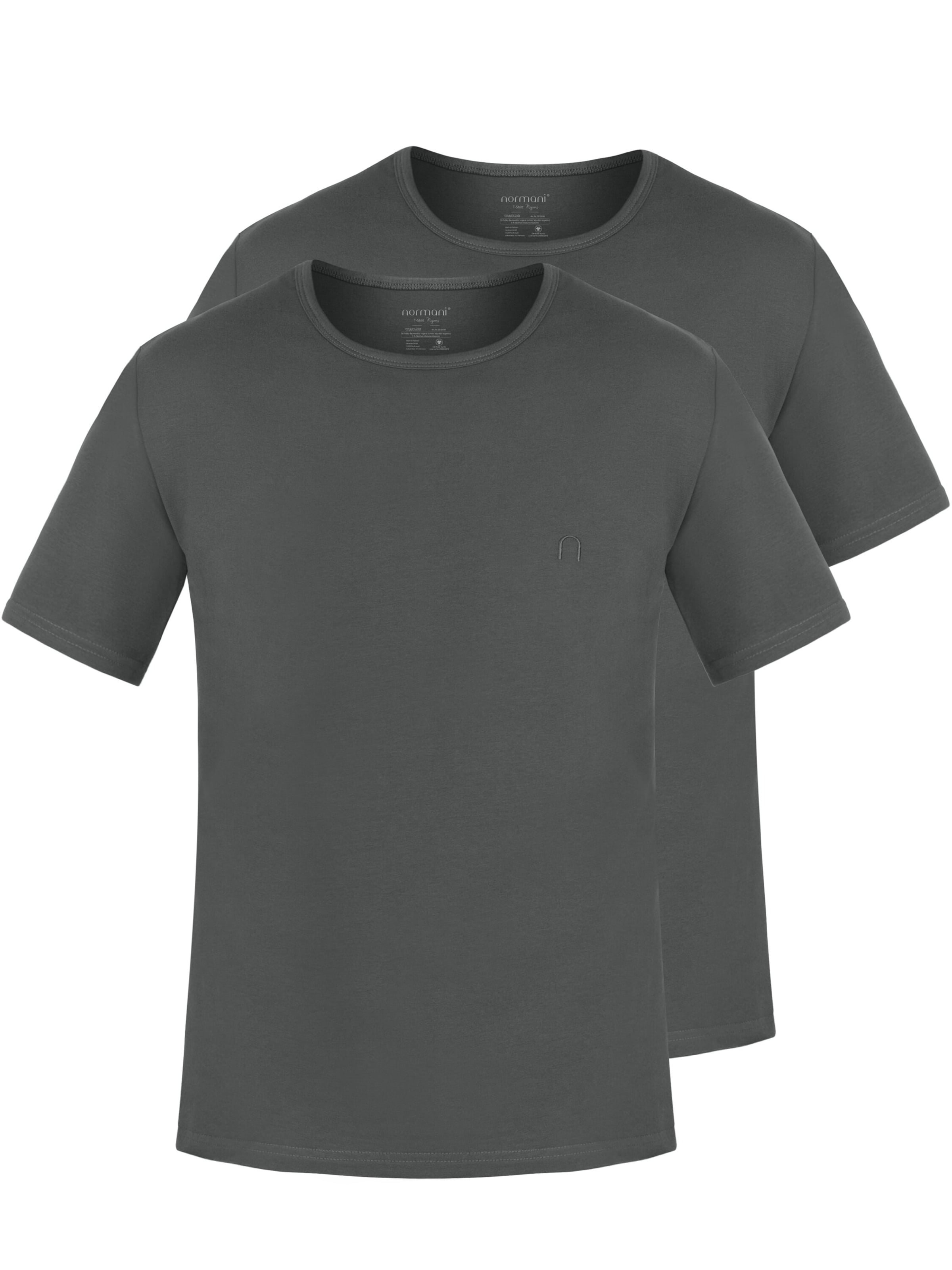 T-Shirt 'Nyons' normani en gris : devant