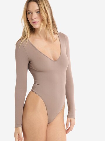 ETAM Bodysuit 'Romy' in Grey