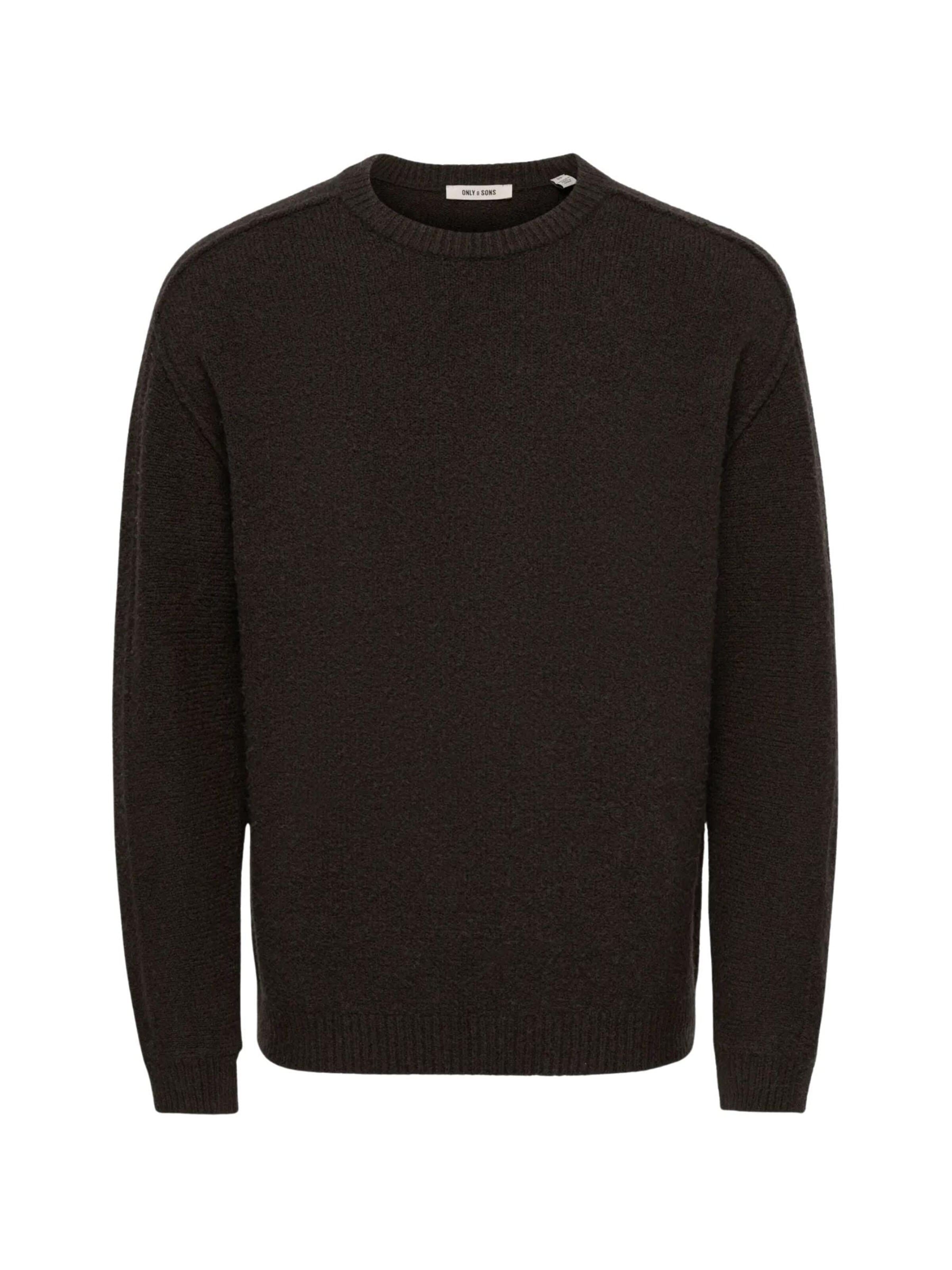 Only & Sons Sweter 'ONSJAMES' w rozmiarze XL w kolorze ciemnobrązowym, Podgląd produktu