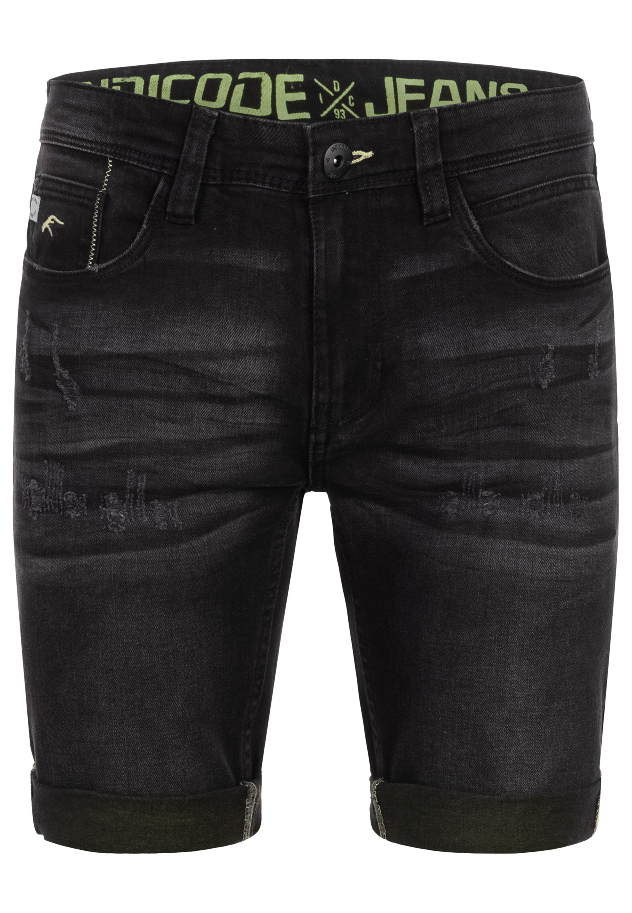 INDICODE JEANS Jeans 'Zalento' in Black: front