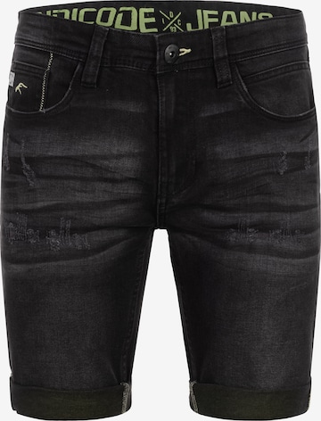 INDICODE JEANS Jeans 'Zalento' in Zwart: voorkant