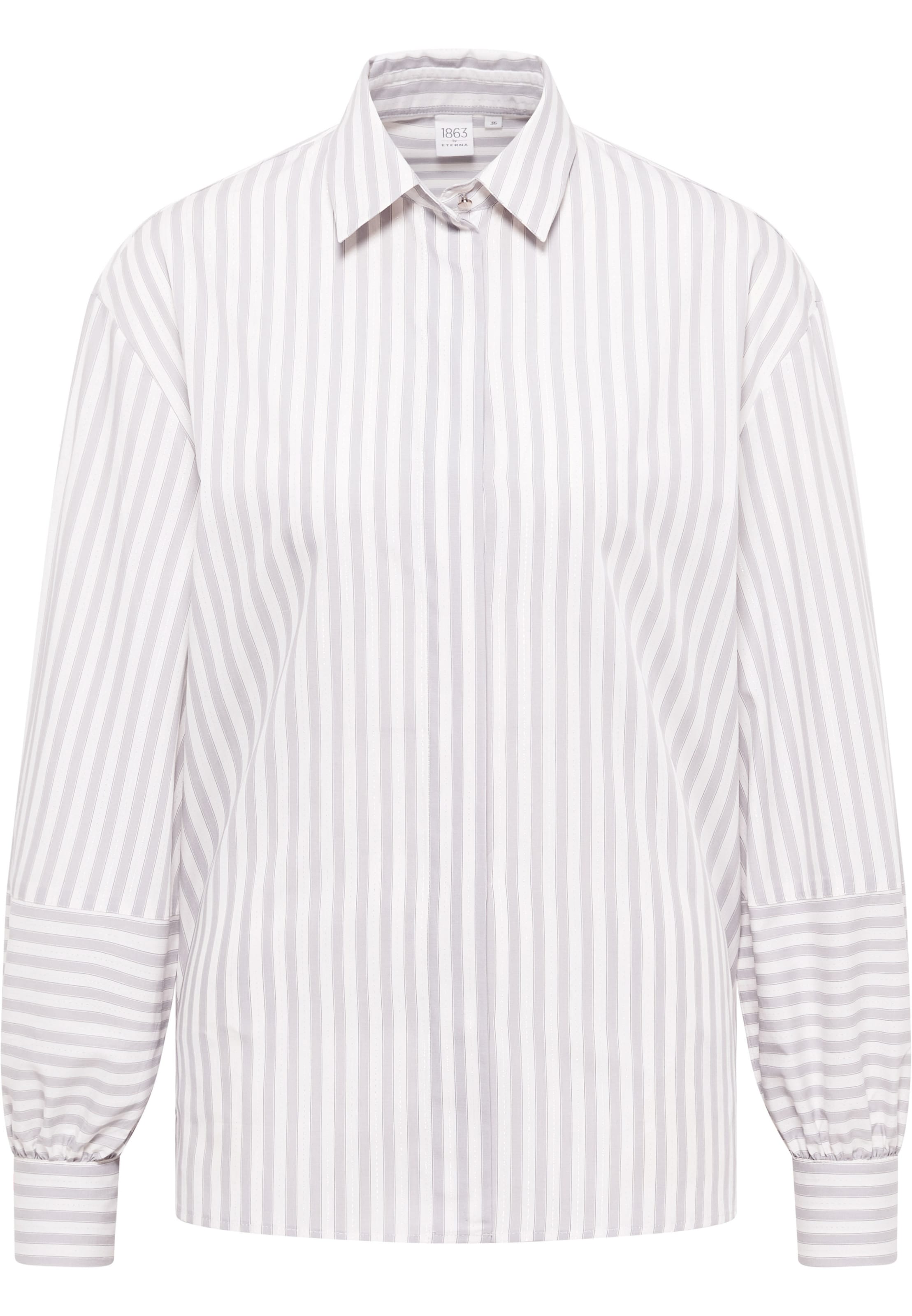 ETERNA Bluse in Grau: Vorderseite