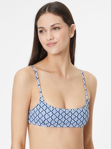 Pepe Jeans Bustier Bikini felső 'CHARIS' - kék: elől