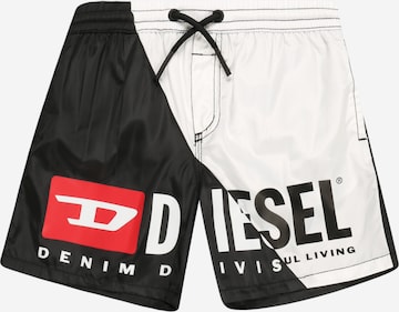 DIESEL Board Shorts in Black: front