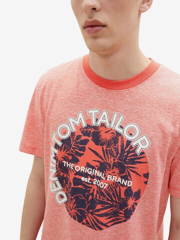 TOM TAILOR DENIM T-Shirt in Rot