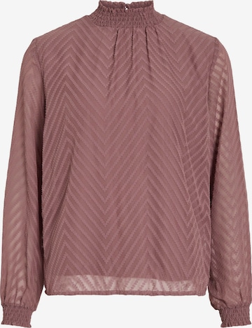 VILA - Blusa en marrón: frente