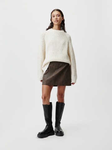 LeGer by Lena Gercke Pullover 'Leslie' i hvid
