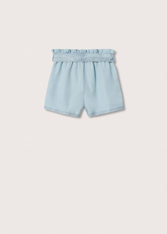 MANGO KIDS Loosefit Broek 'luisa' in Blauw