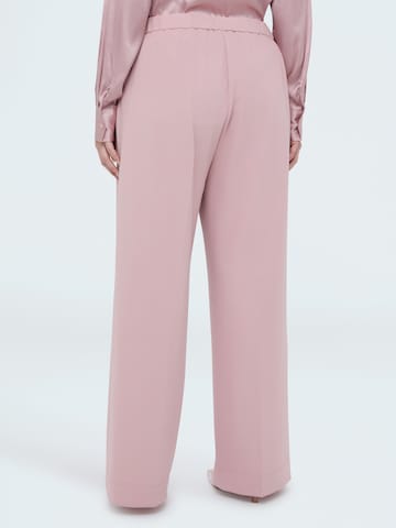 Wide leg Pantaloni di Fiorella Rubino in rosa