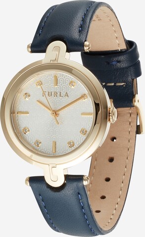 FURLA - Reloj analógico en azul: frente