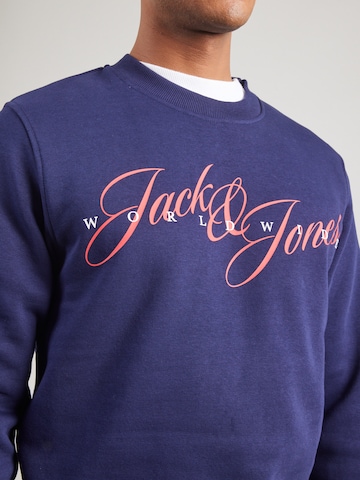 JACK & JONES - Sudadera 'JORINWOOD' en azul