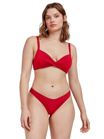 Balconcino Top per bikini di Gisela in rosso
