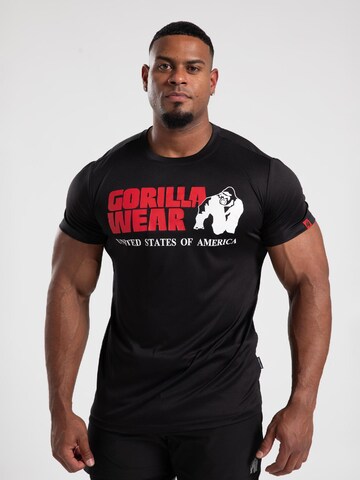 Gorilla Wear Functioneel shirt 'Classic' in Zwart: voorkant