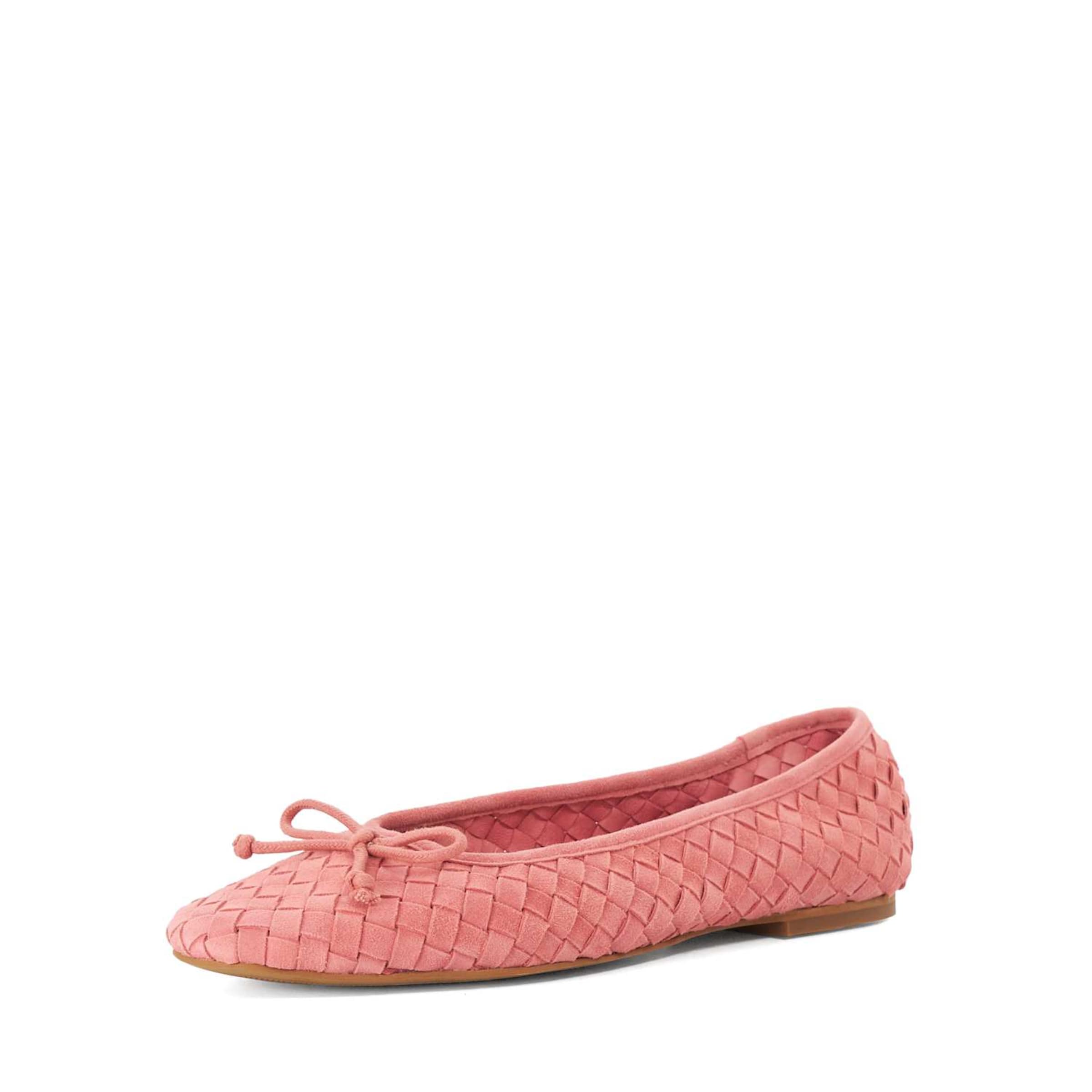 Dune LONDON Ballerines 'Heat' en rouge pastel, Vue avec produit