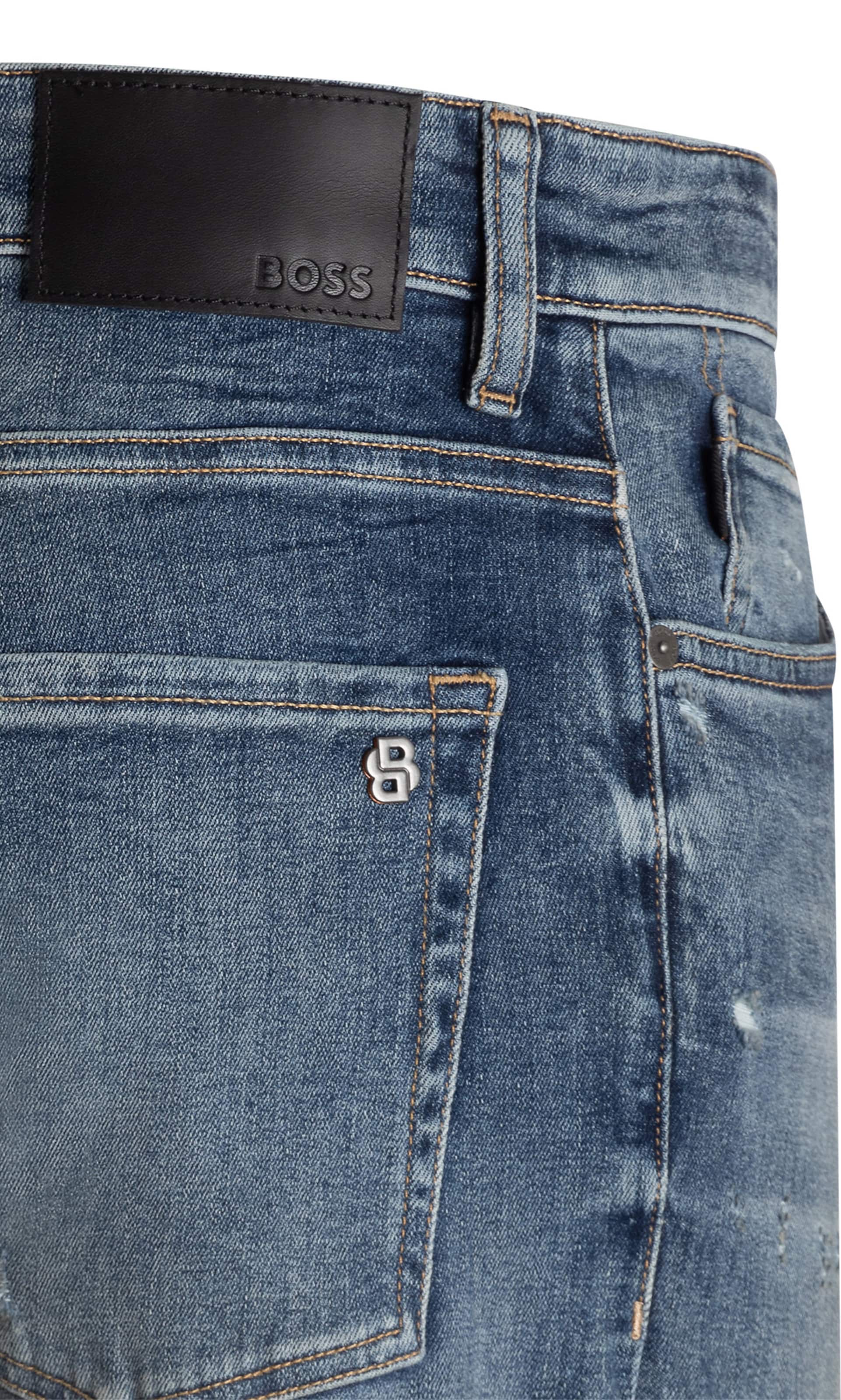 BOSS Tapered Jeans 'Onxyx Bo' in Blau