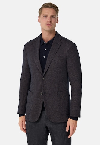Boggi Milano Slim Fit Sakko in Blau: Vorderseite