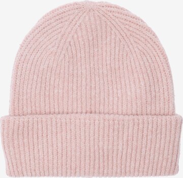 Six Beanie in Pink: front