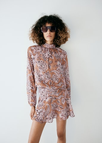 MANGO Kleid in Orange: Vorderseite