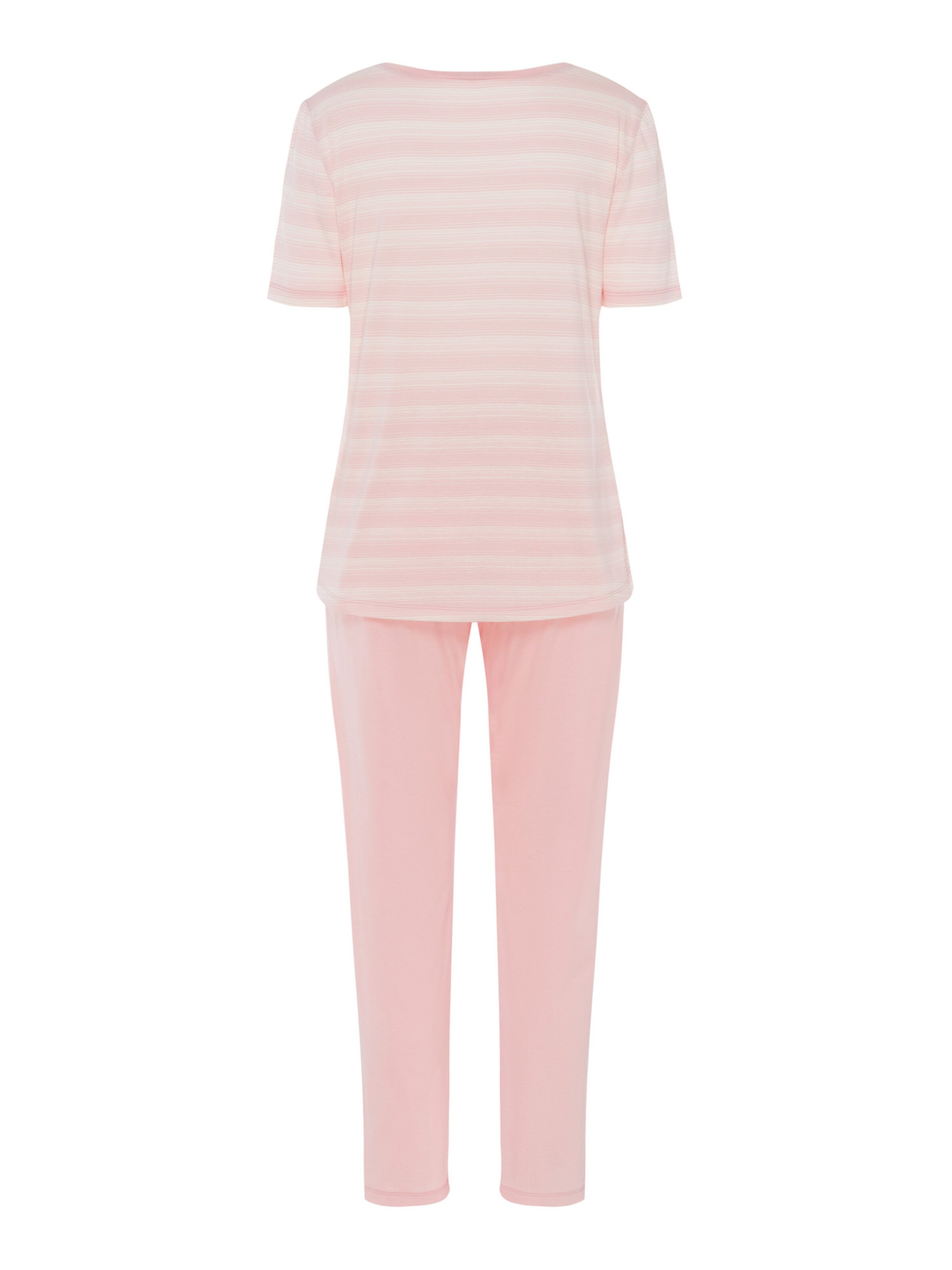 Hanro Pajama ' Laura ' in Pink