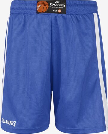 SPALDING Loose fit Workout Pants in Blue: front