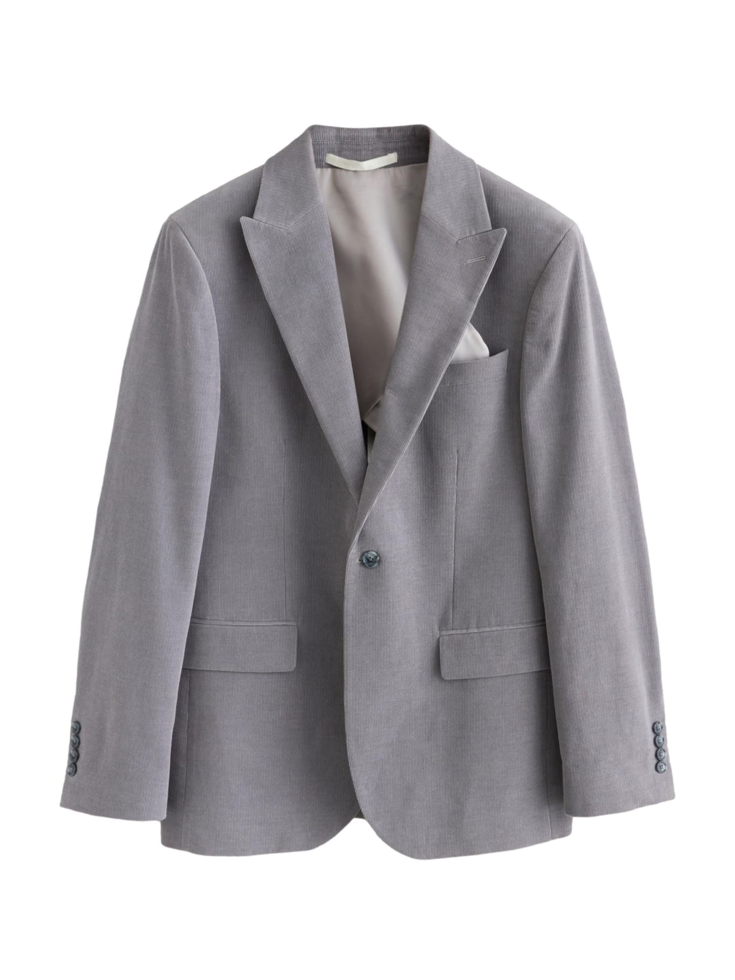 Next Slim fit Blazer in Grey: front
