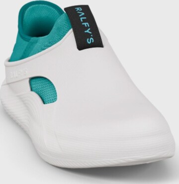 RALFY'S Classic Flats 'N1 Combo' in Blue: front