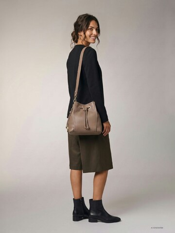 Borsa a sacco ' SFY Soey ' di Suri Frey in beige: frontale