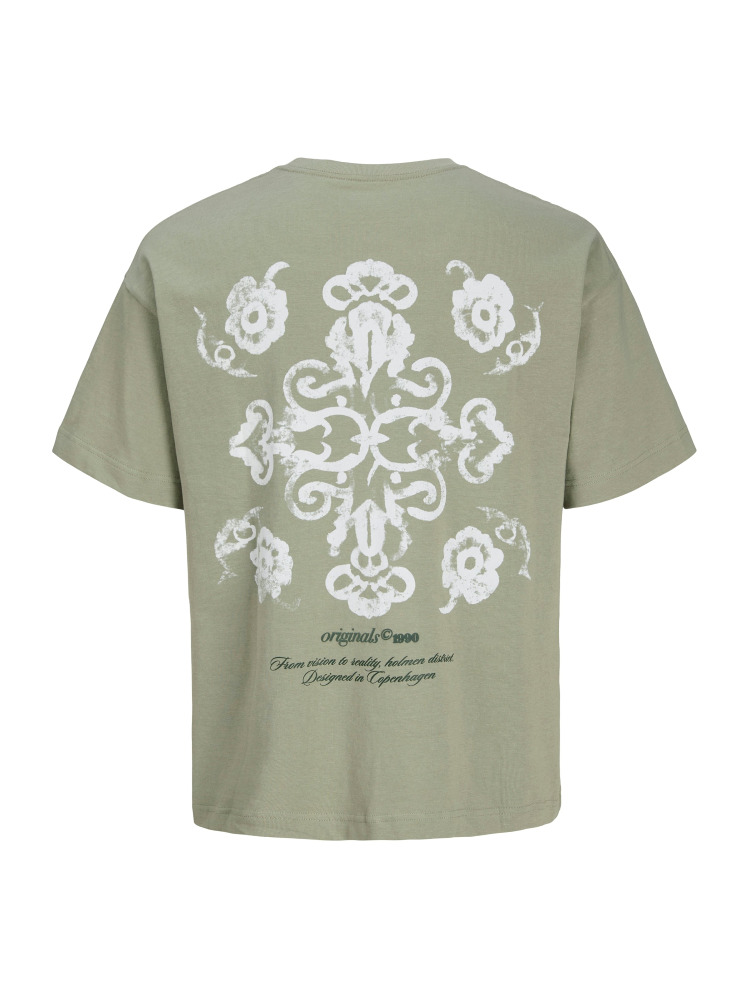 JACK & JONES Μπλουζάκι 'JORMONTAUK' σε πράσινο