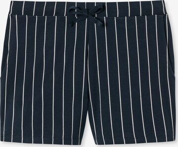 SCHIESSER Pajama Pants 'Mix & Relax' in Blue: front