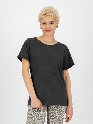 Tricou 'MalaikaAK A' de la Alife and Kickin pe negru: față