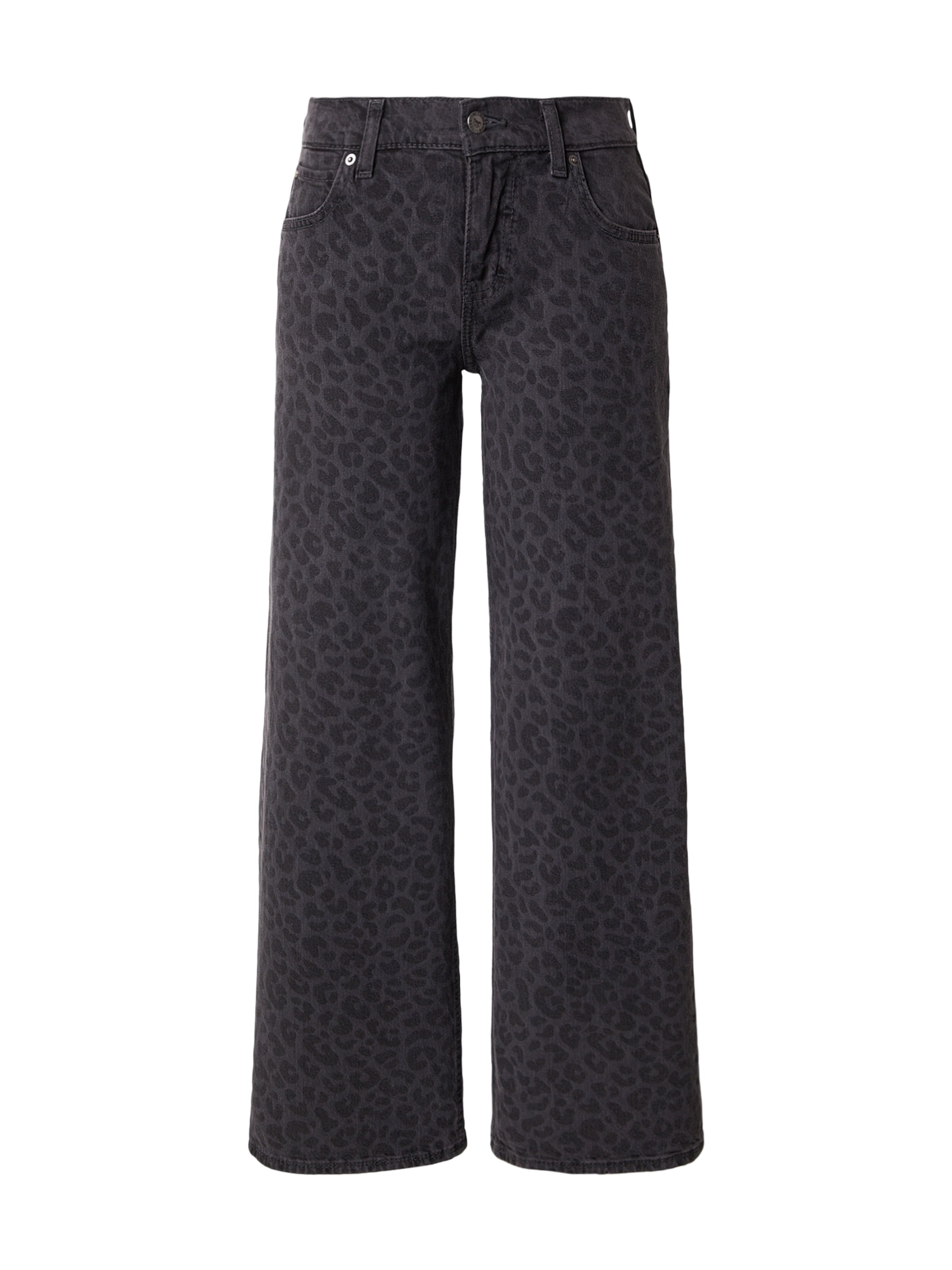 MUSTANG Wide leg Jeans 'MEDLEY' in Black: front