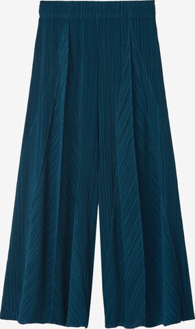 Adolfo Dominguez Wide leg Broek in Groen: voorkant