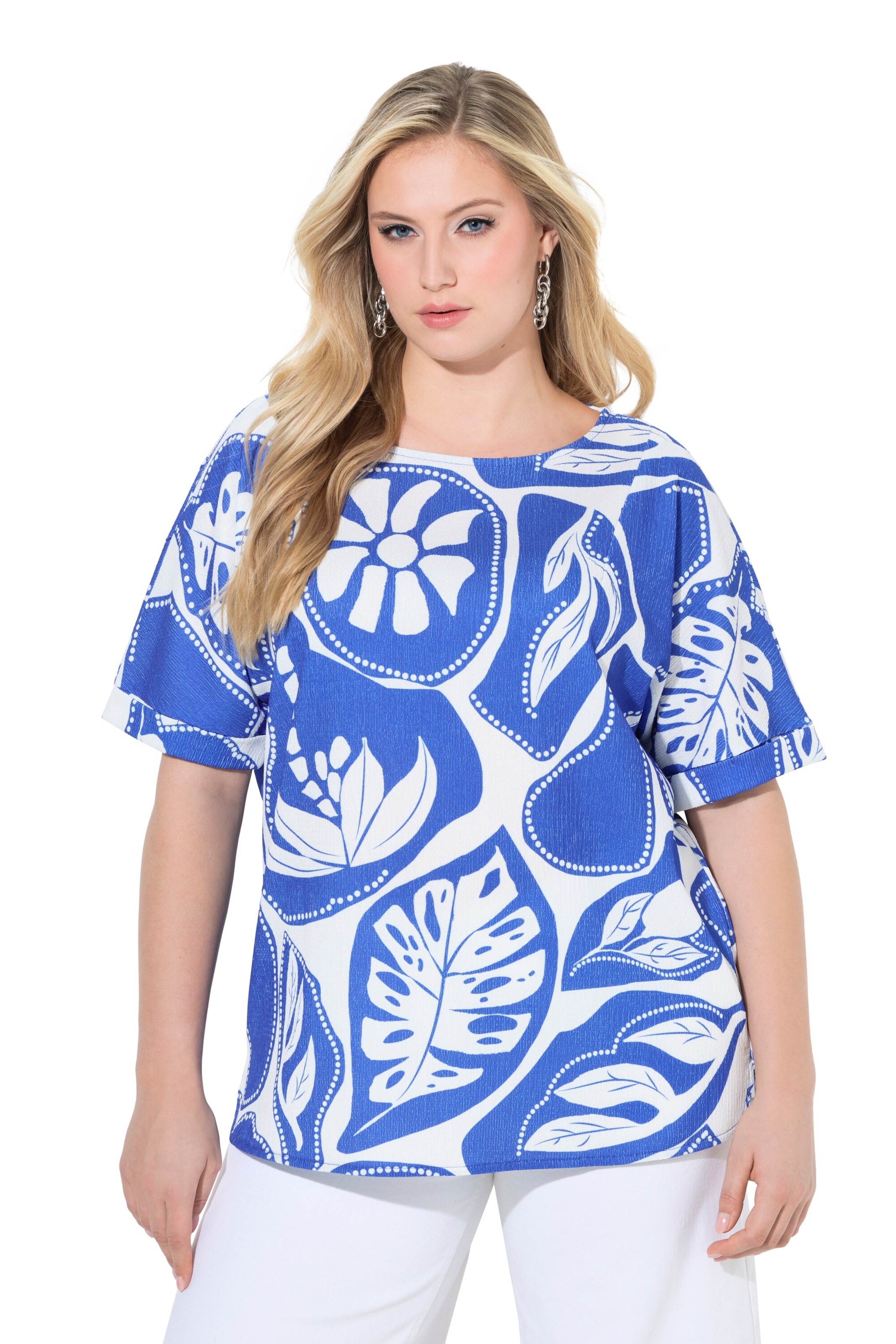 Ulla Popken Shirt in Blue: front