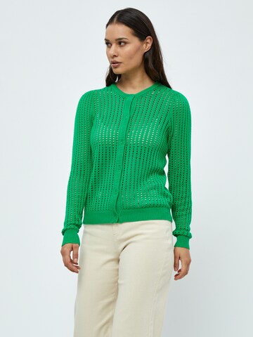 Peppercorn Gebreid vest 'Libby' in Groen: voorkant