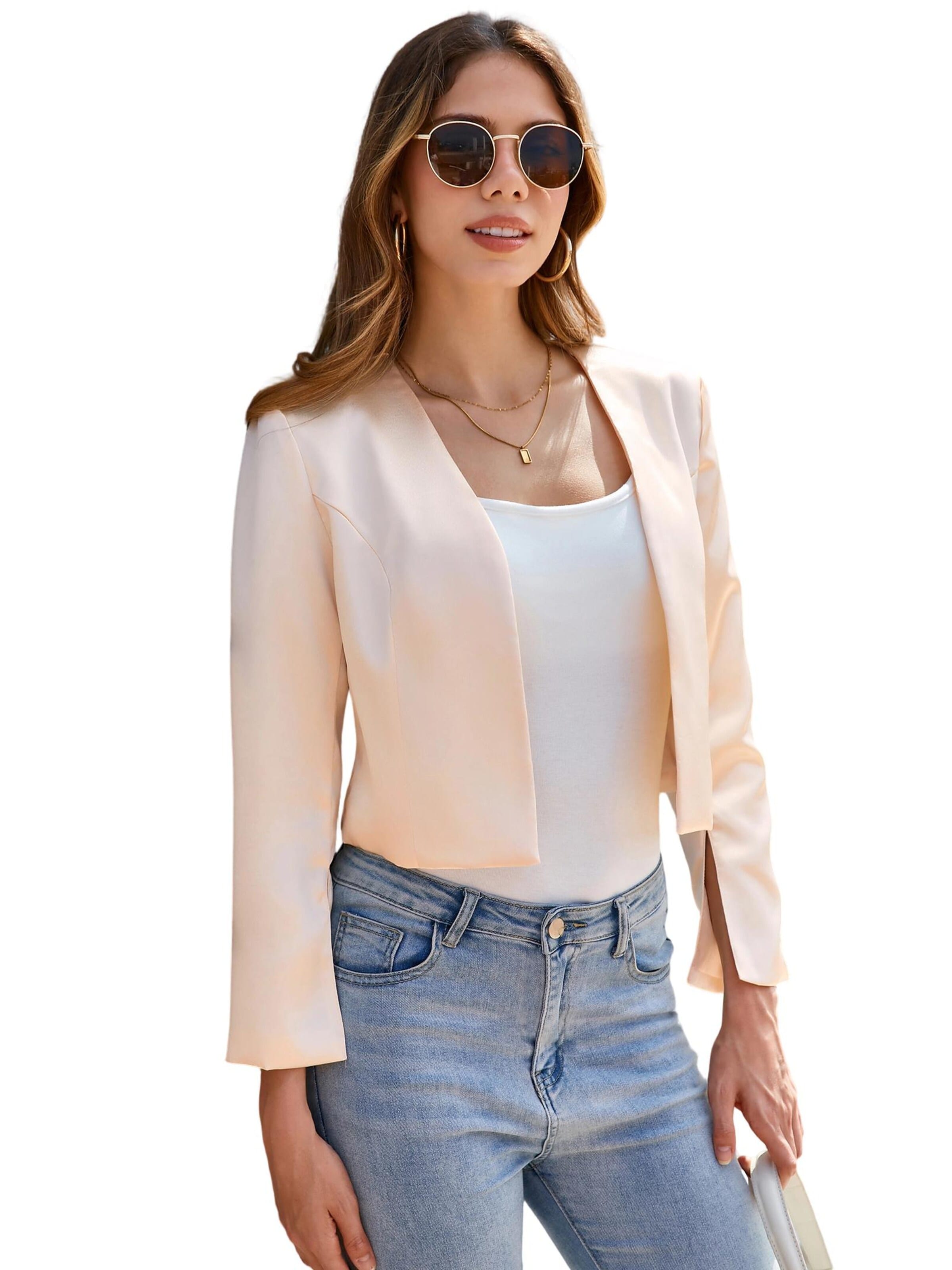 Yesfashion Marynarka w kolorze pomarańczowy