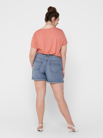 ONLY Carmakoma Regular Shorts 'Hine' in Blau