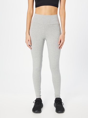 Skinny Leggings 'Adicolor Essentials' de la ADIDAS ORIGINALS pe gri: față