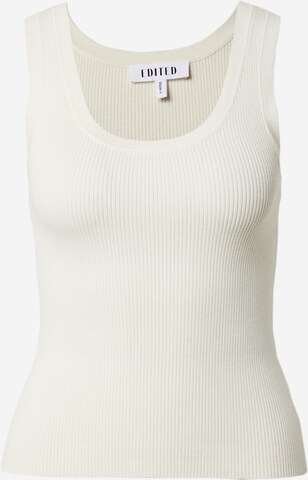 EDITED Knitted top 'Maura' in Beige: front