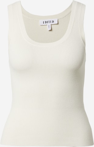 EDITED Knitted Top 'Maura' in Beige: front