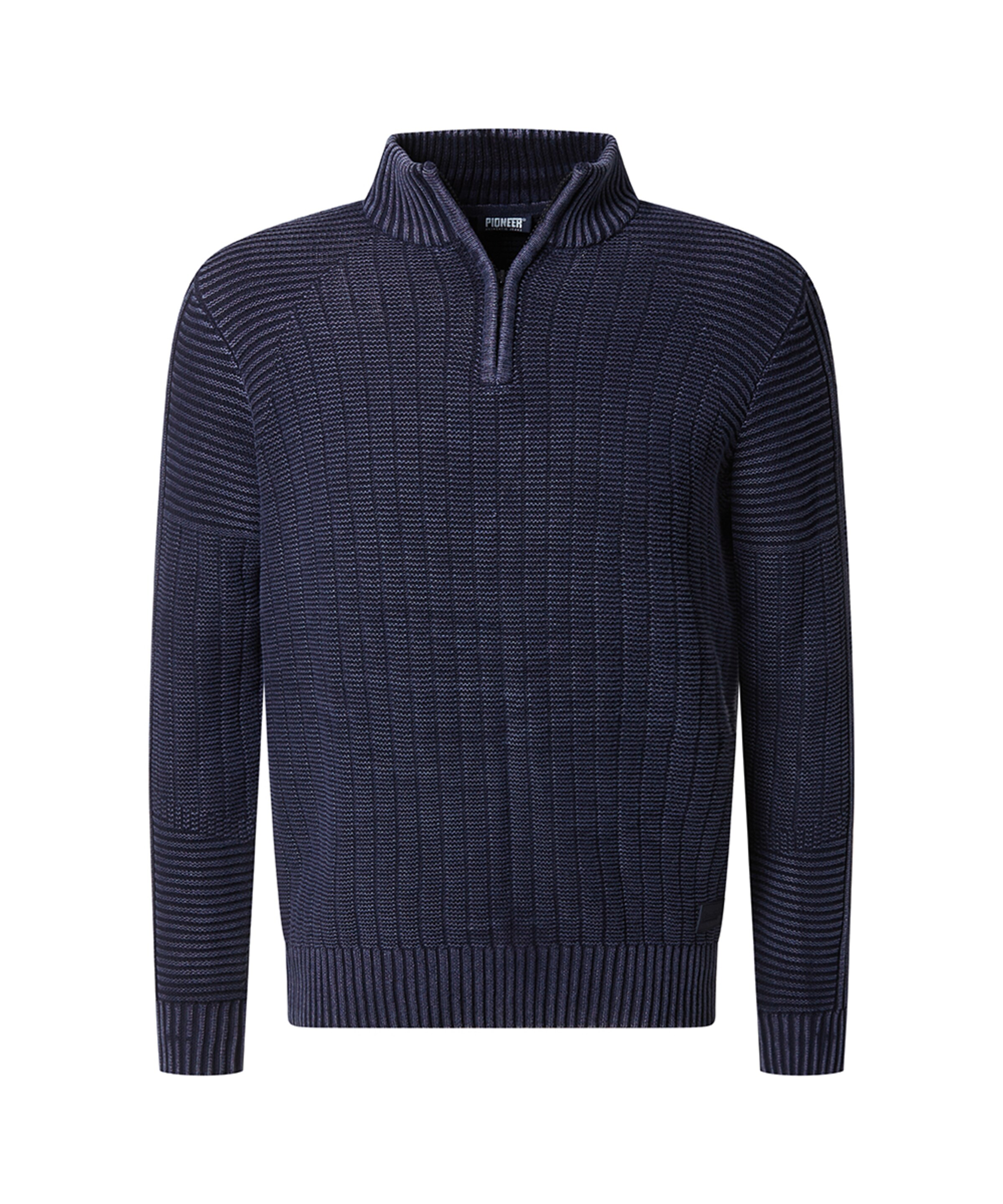 Pioneer Authentic Jeans Sweater in Blue: front