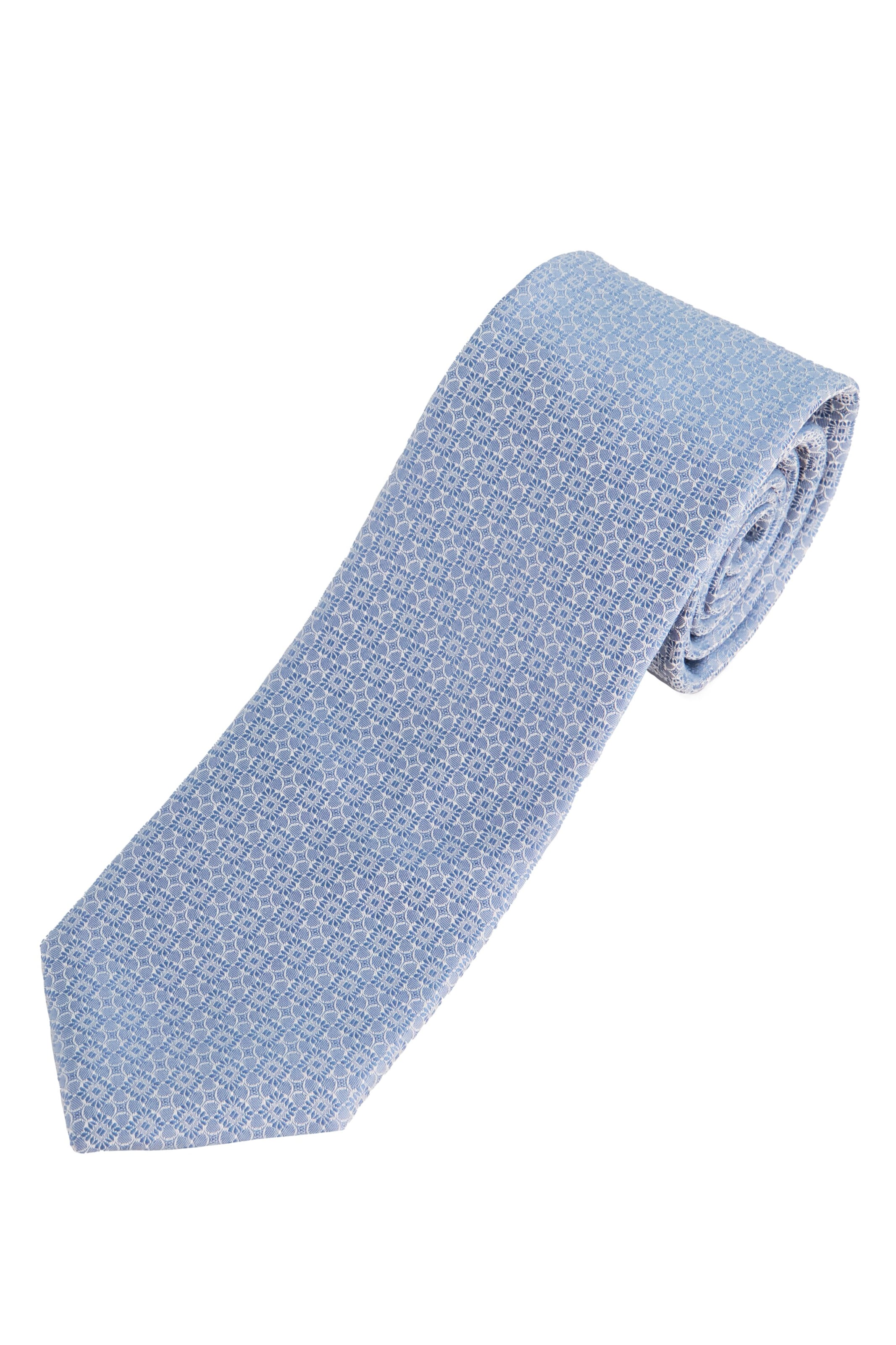 JP1880 Krawatte in Grau: Vorderseite