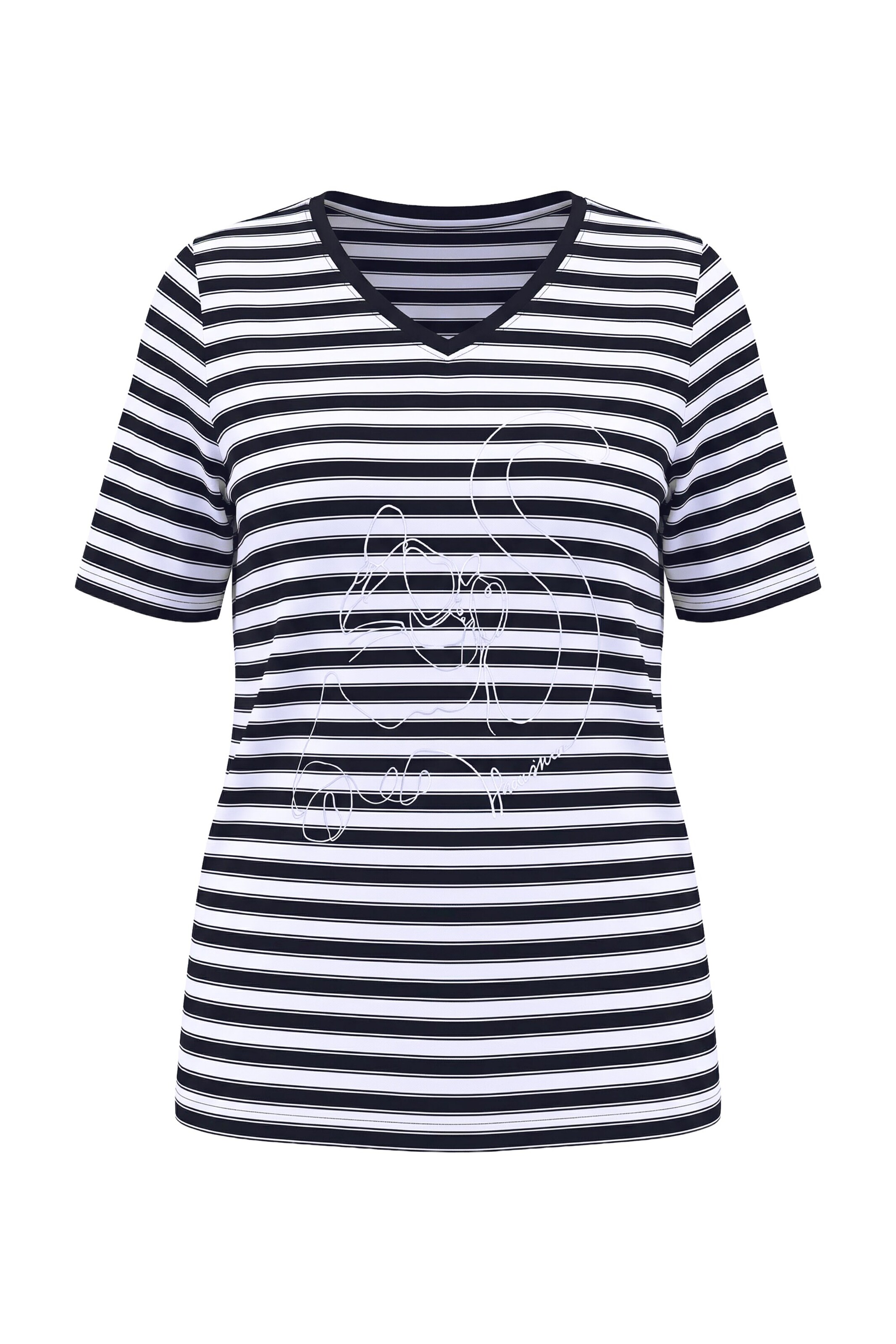 Ulla Popken Shirt in Black: front