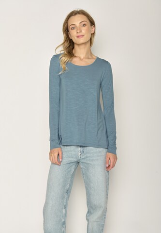 GREENBOMB Shirt in Blue: front