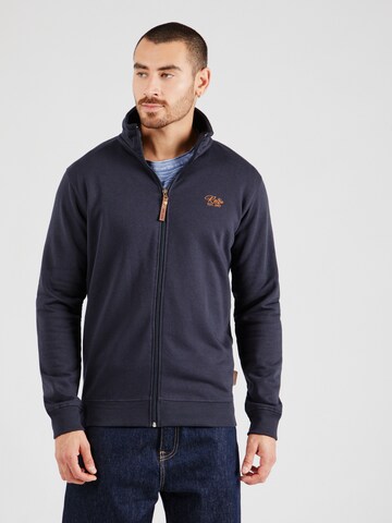INDICODE JEANS Sweatvest 'Viktory' in Blauw: voorkant
