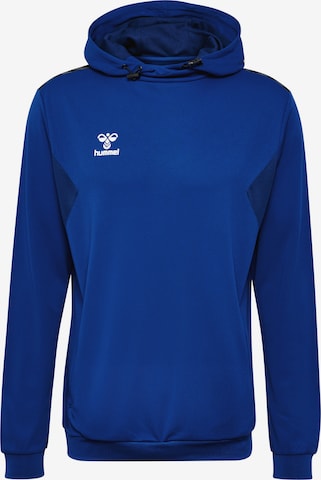Hummel Sportsweatshirt 'Authentic Pl' in Blauw: voorkant