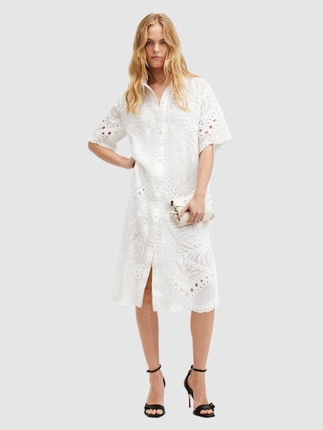 AllSaints Kleid 'MERIA' (GOTS) in Weiß: Vorderseite