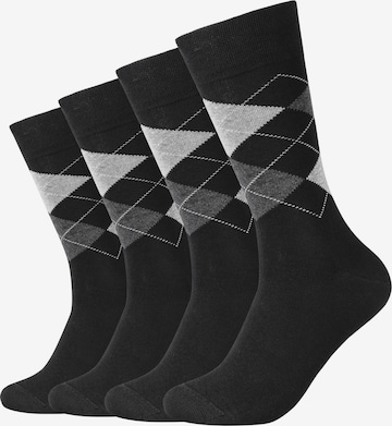 camano Socken 'Argyle' in Grau: predná strana