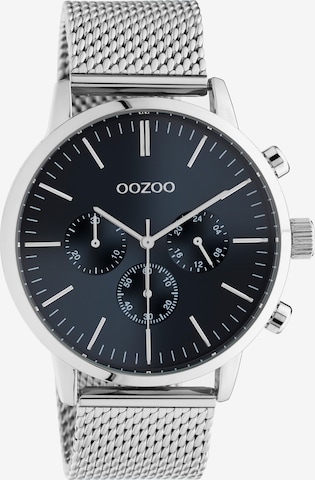 OOZOO Analog Watch in Silver: front