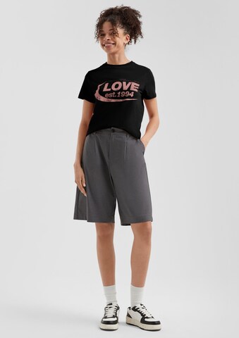 T-shirt QS en noir