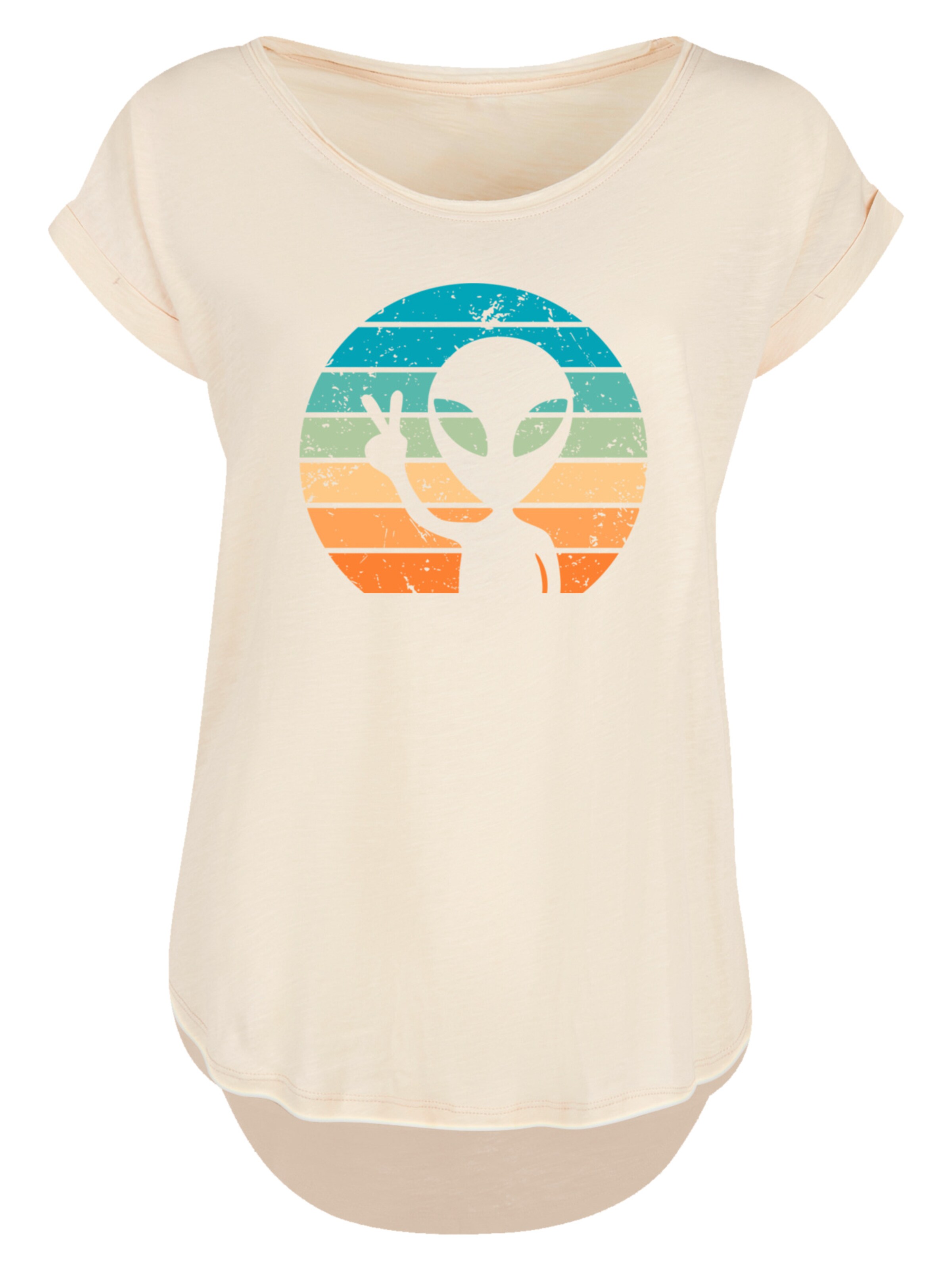 F4NT4STIC Shirt in Beige: voorkant